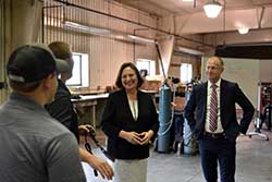 Senator Fischer, FCC commissioner visit Northeast campus